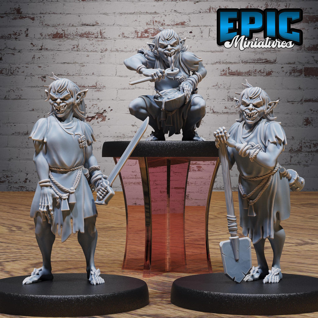 Ghoul Spawn Servant Set of 3 DND miniatures group photo Bloody Night