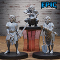 Ghoul Spawn Servant Set of 3 DND miniatures group photo Bloody Night