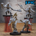 Werewolf Warrior Set of 4 DND miniatures group photo Bloody Night