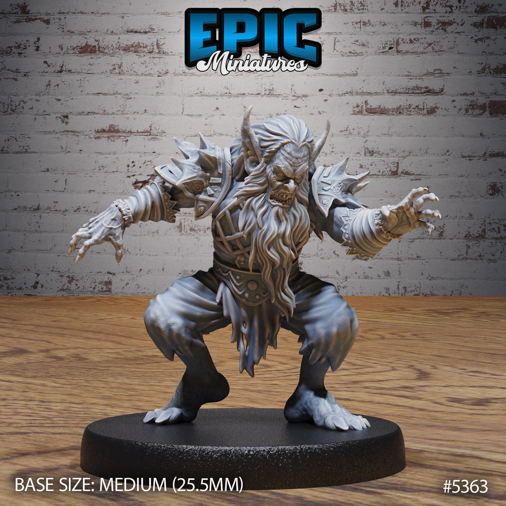 Dwarf Vampire Option #5363 front DND miniature Bloody Night 16k resin