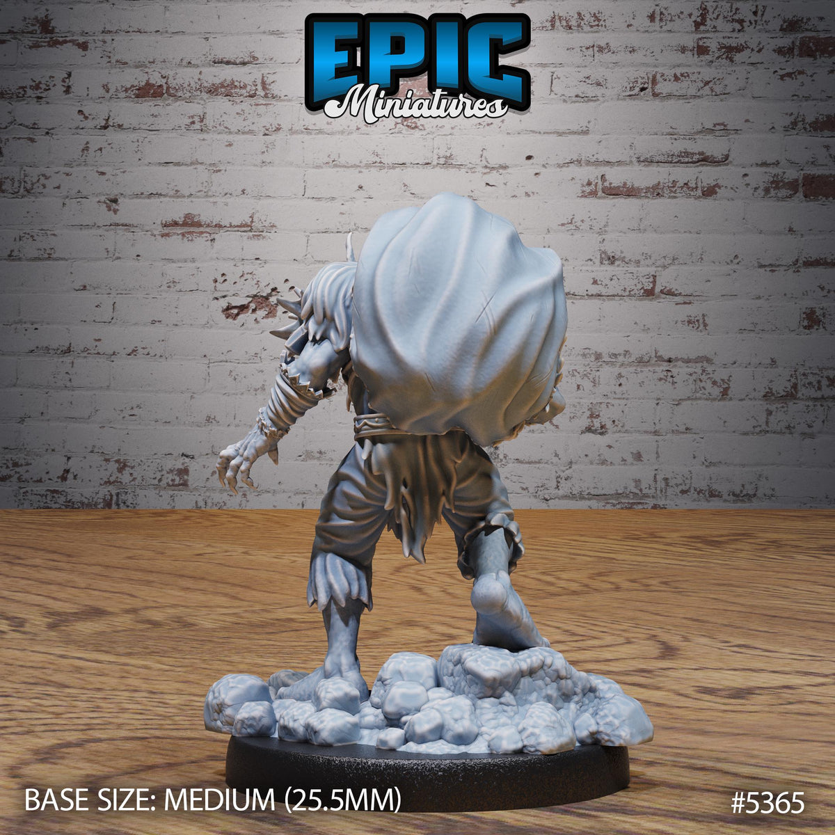 Dwarf Vampire Option #5365 back DND miniature Bloody Night 16k resin