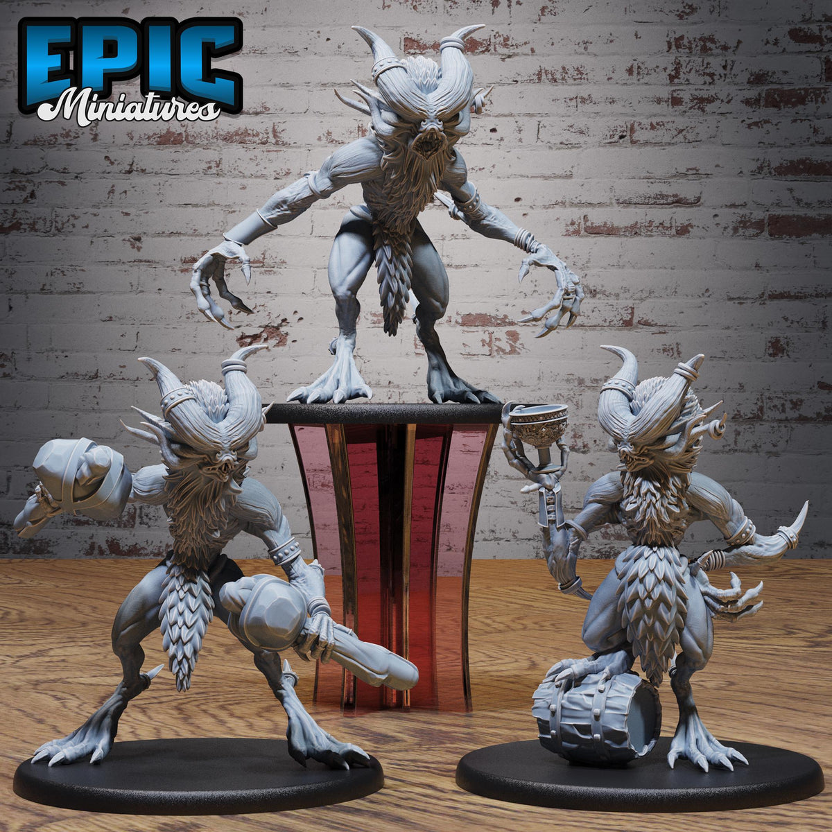 Katakan Vampire Set of 3 DND miniatures group photo Bloody Night
