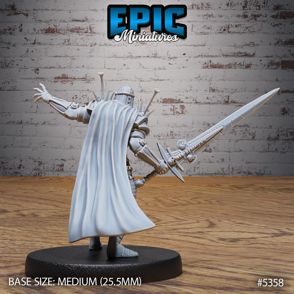 Necro Knight Option #5358 back DND miniature Bloody Night 16k resin