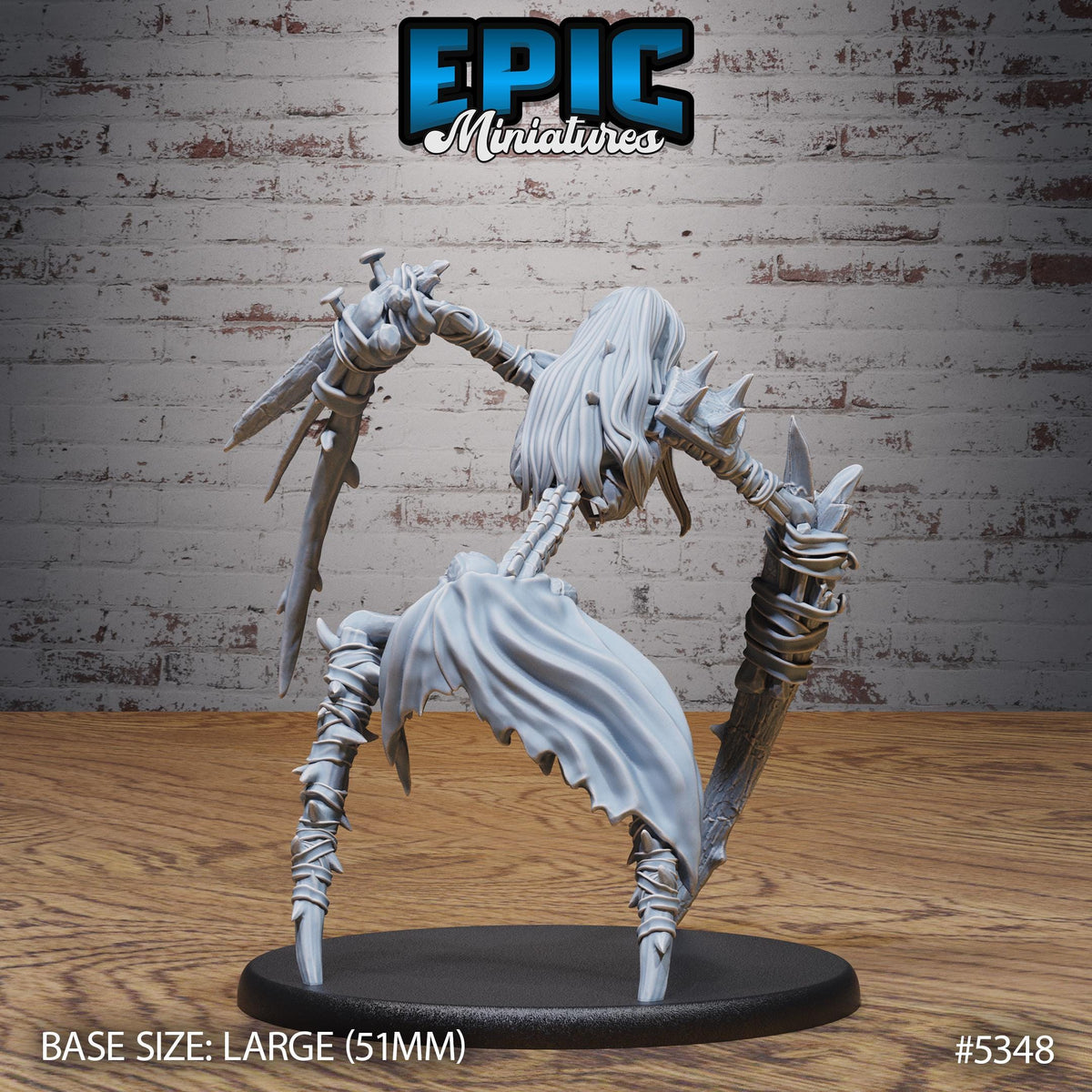 Bone Abomination Option #5348 back DND miniature Bloody Night 16k resin