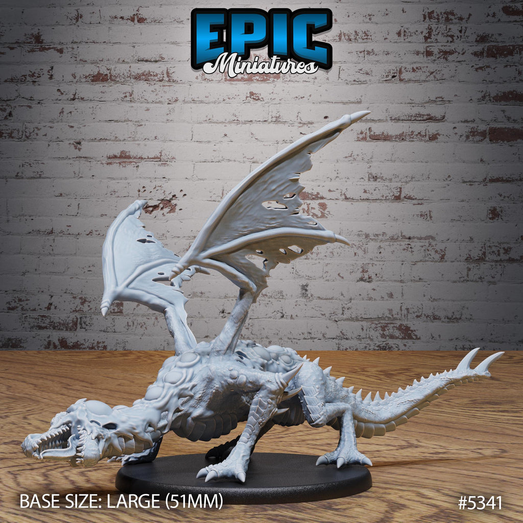 Miasma Dragon Option #5341 front DND miniature Bloody Night 16k resin