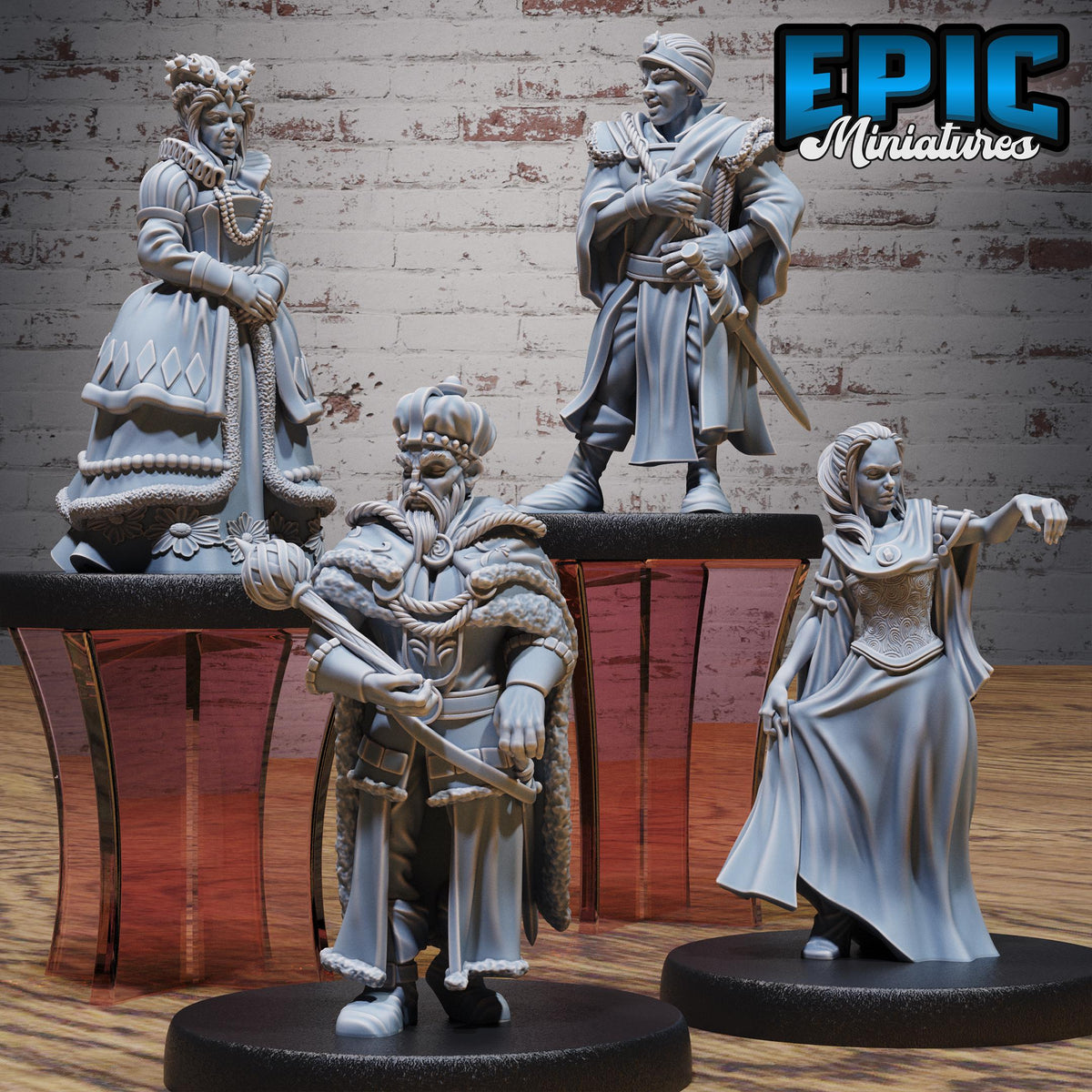 Nobles Option #5329 front DND miniature Adventurers Guild 16k resin