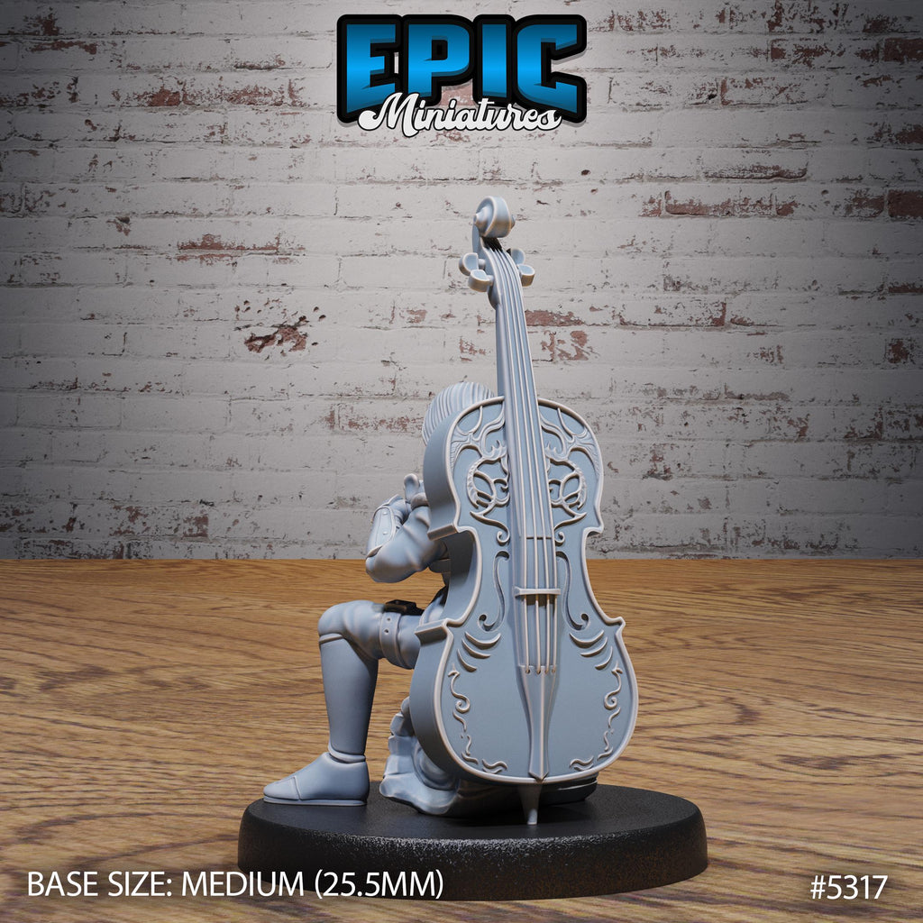 Vagabond Bard Option #5317 back DND miniature Adventurers Guild 16k resin