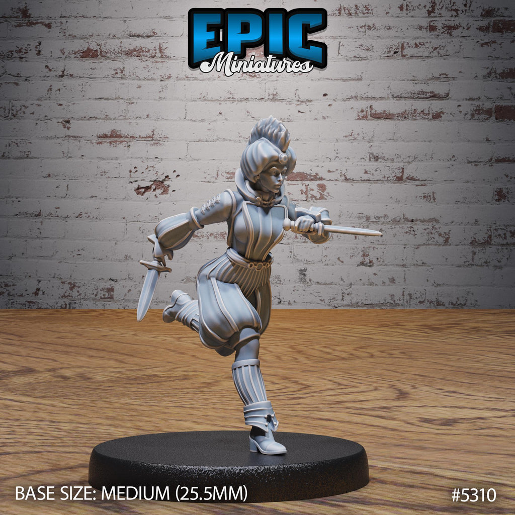 Bard Adventurer Option #5310 front DND miniature Adventurers Guild 16k resin
