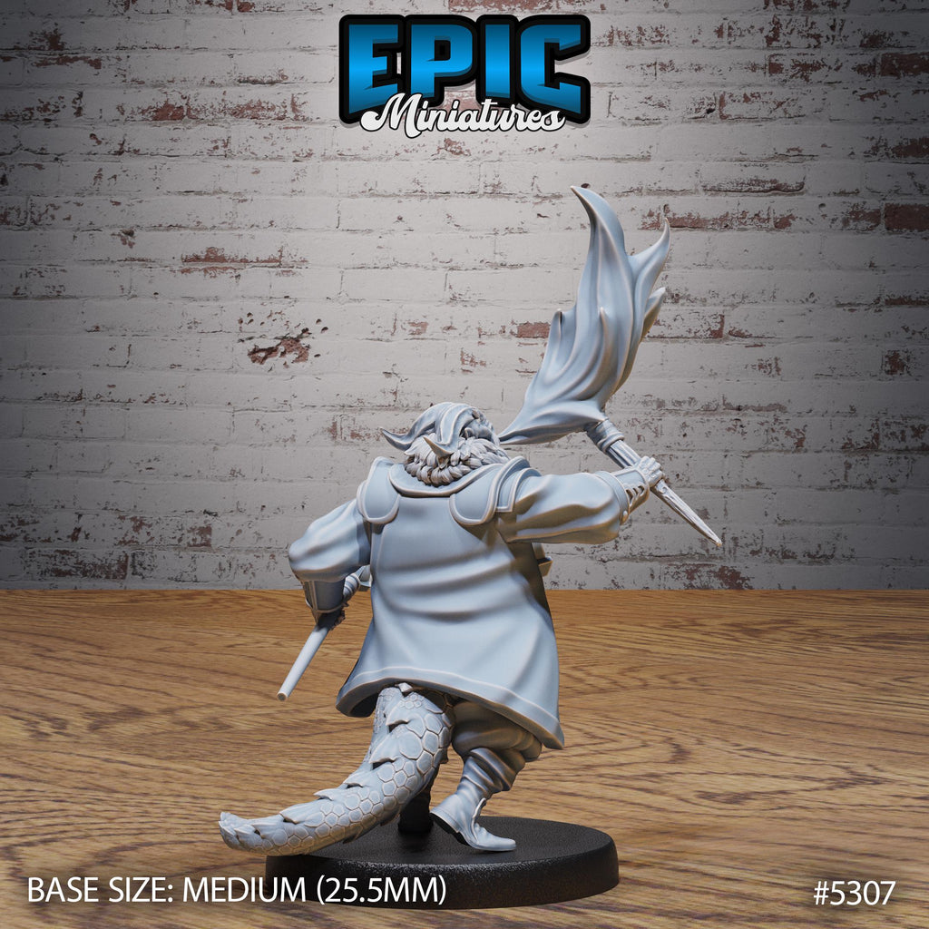 Dragonborn Noble Option #5307 back DND miniature Adventurers Guild 16k resin