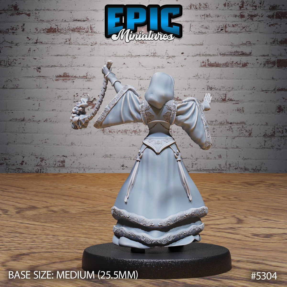 High Sorceress Option #5304 back DND miniature Adventurers Guild 16k resin