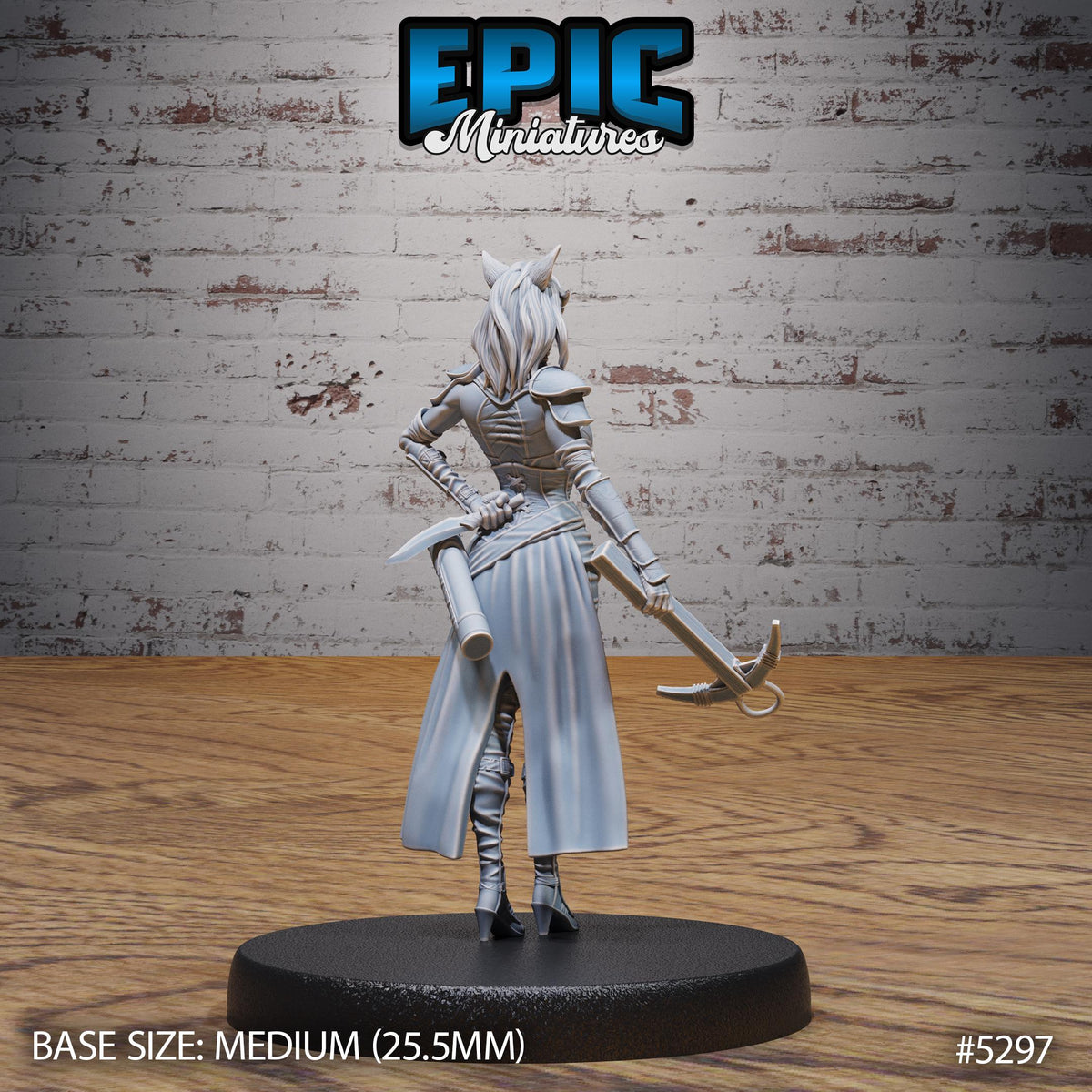 Cat Burglar Rogue Option #5297 back DND miniature Adventurers Guild 16k resin