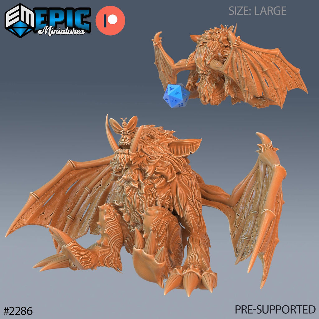 Summoned Beast Option #2286 front DND miniature Arcane Dungeon 16k resin