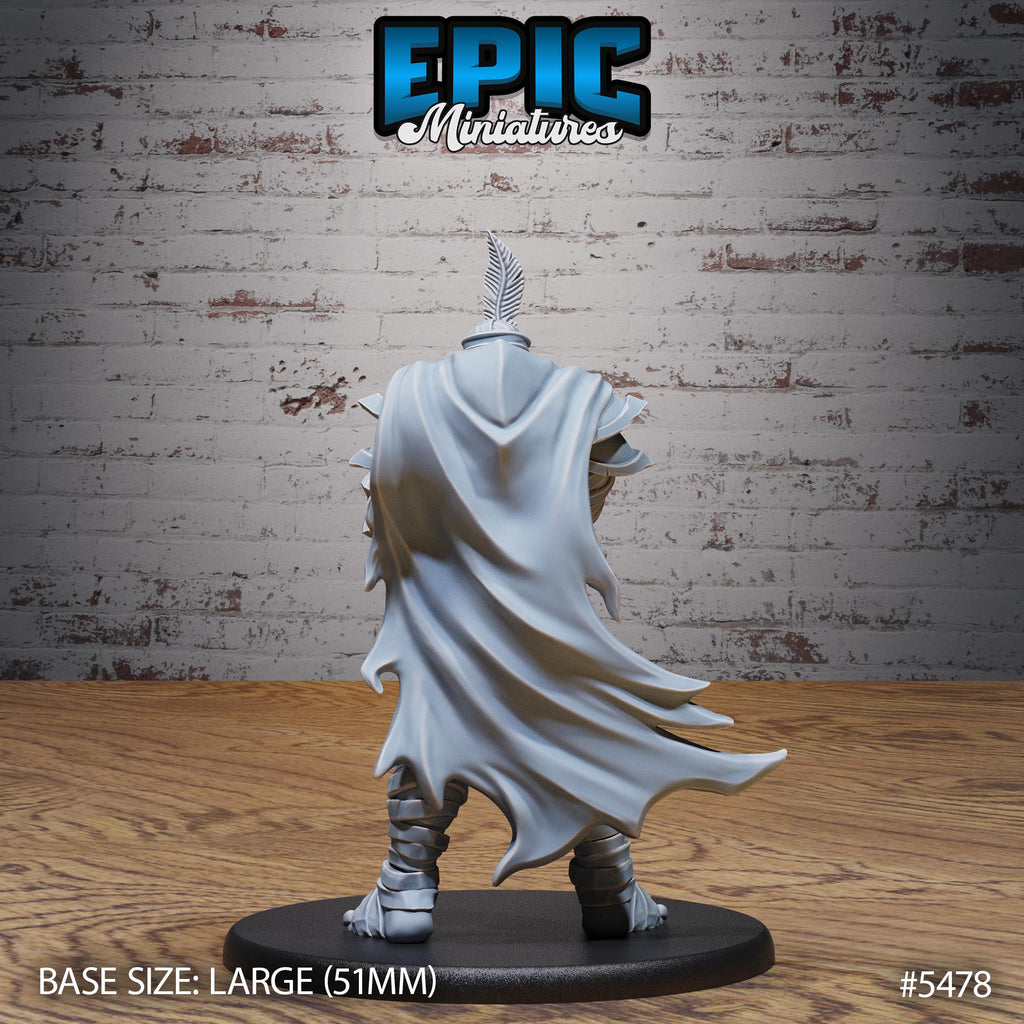 Mummy Champion Option #5478 back DND miniature Death Desert 16k resin