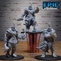 Mummy Champion Set of 3 DND miniatures group photo Death Desert