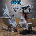 Dragonne Set of 3 DND miniatures group photo Death Desert