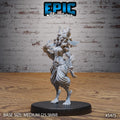 Lynx Folk Dancer Option #5475 front DND miniature Death Desert 16k resin