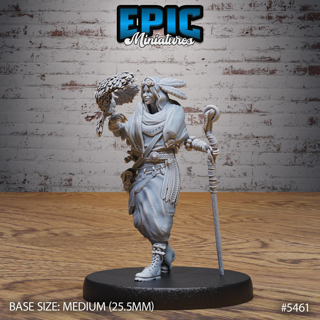 Desert Druid Option #5461 front DND miniature Death Desert 16k resin