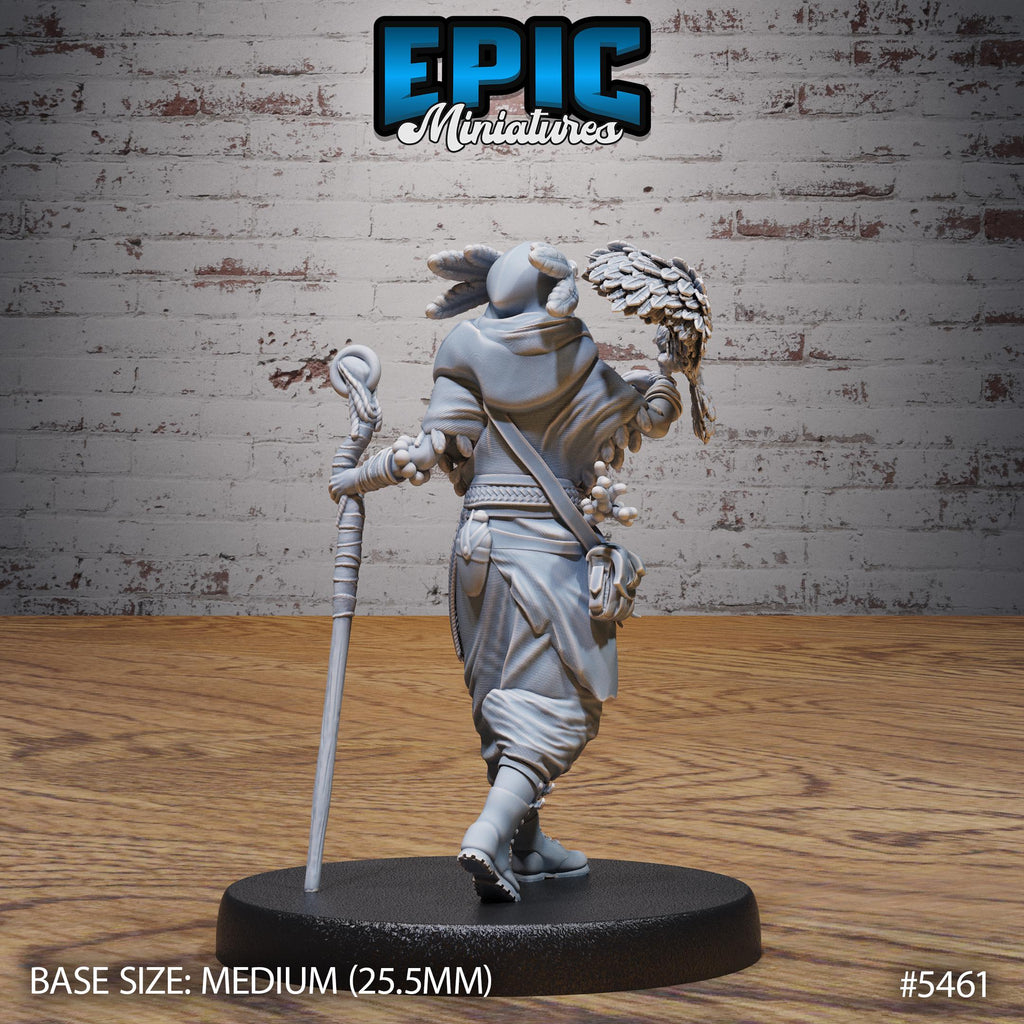 Desert Druid Option #5461 back DND miniature Death Desert 16k resin