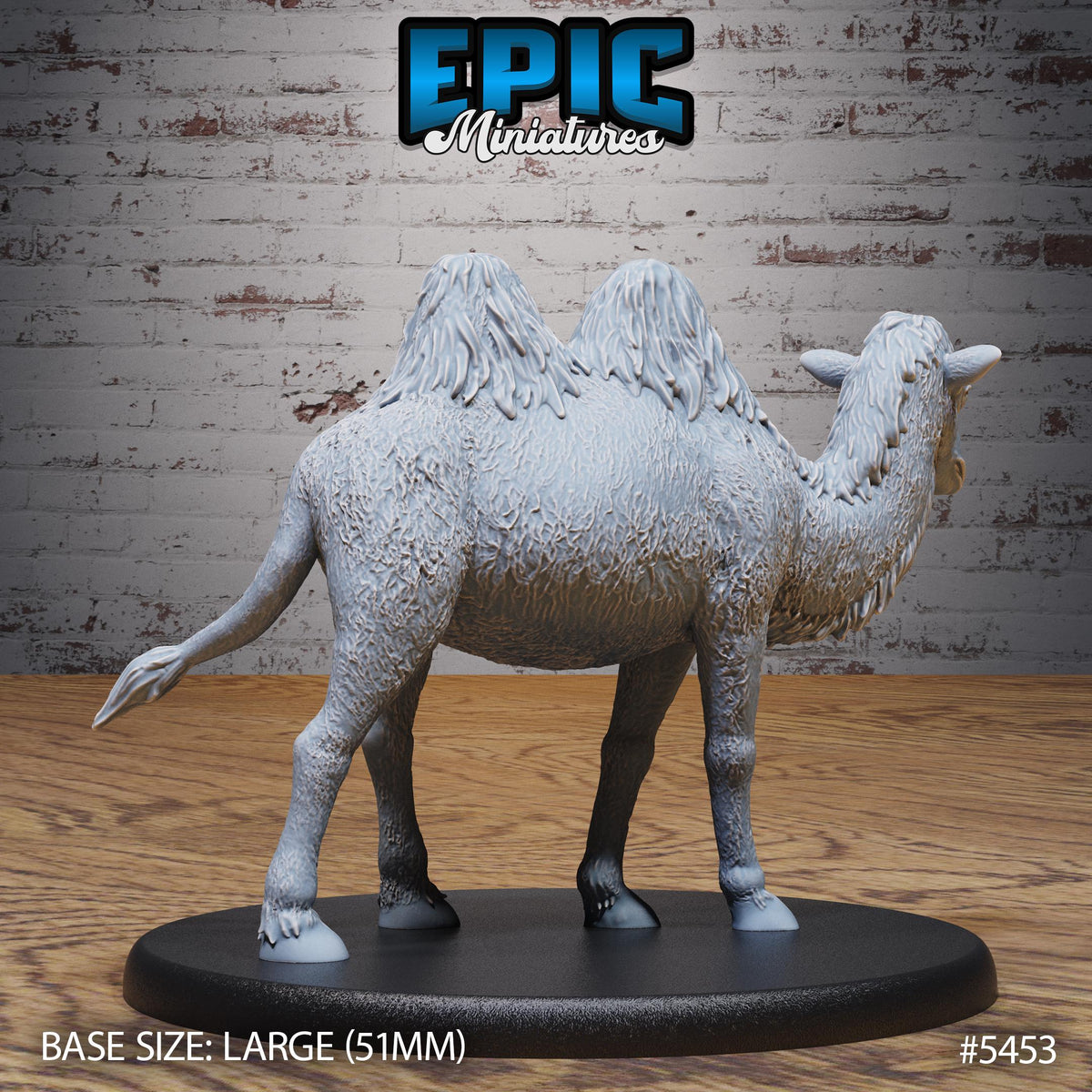 Camel Mount Option #5453 back DND miniature Death Desert 16k resin