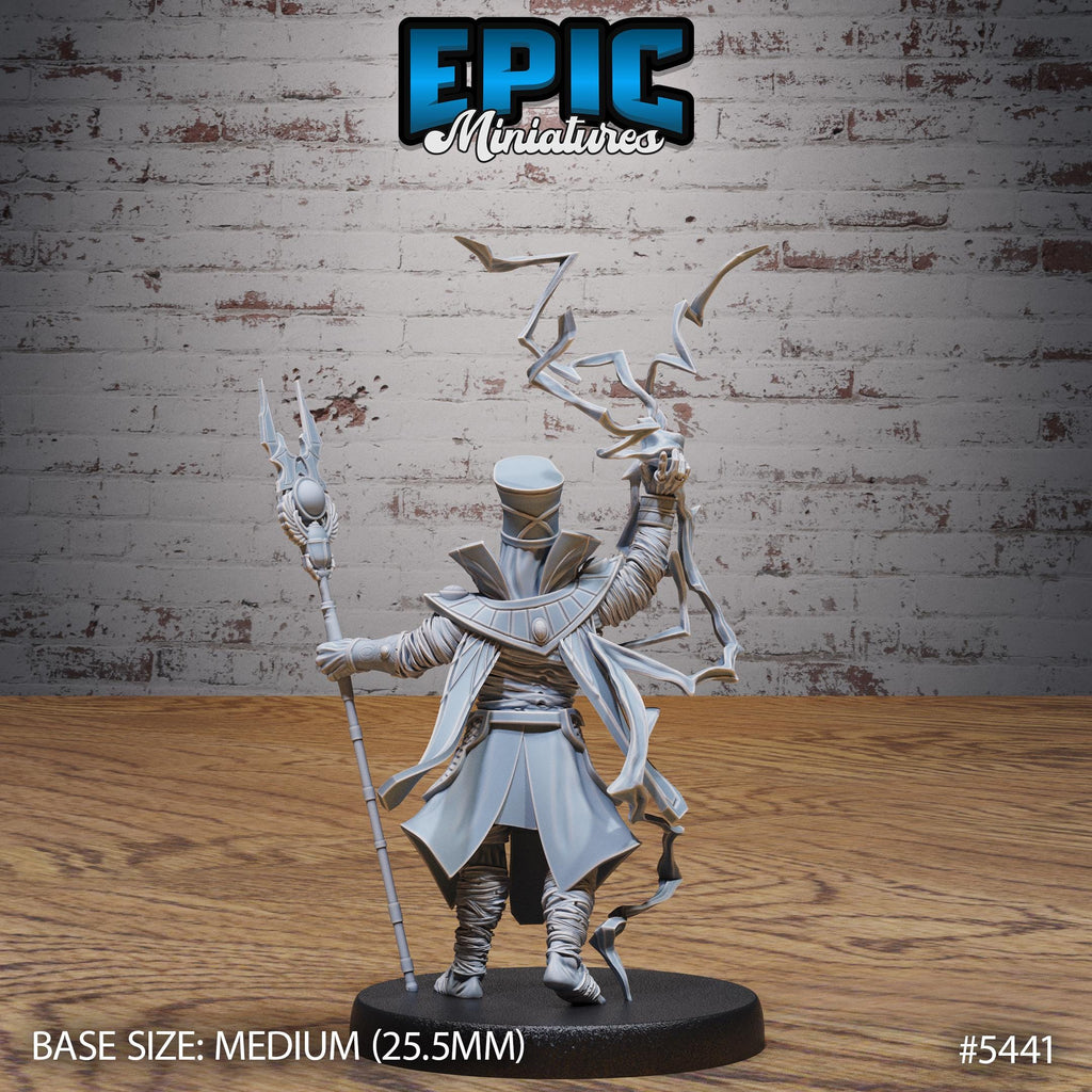 Mummy Lord Option #5441 front DND miniature Death Desert 16k resin