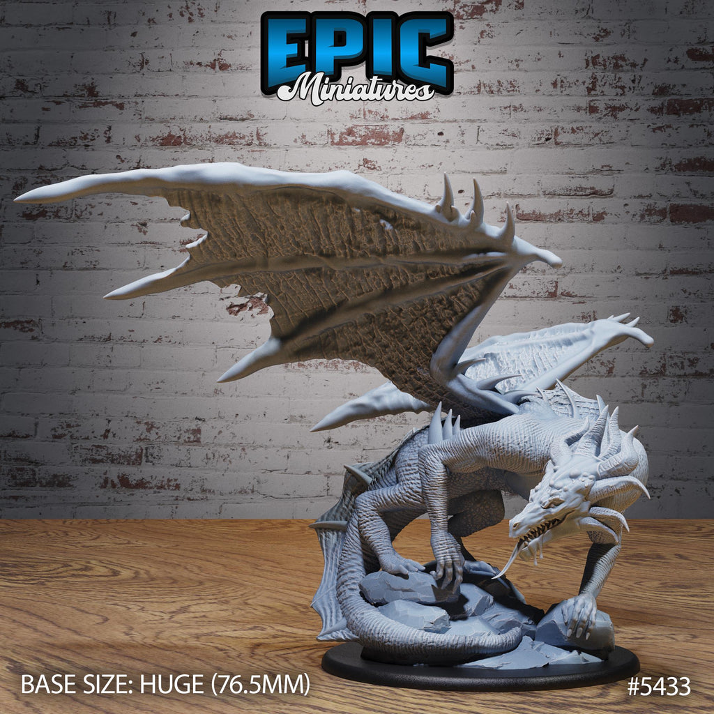 Poison Dragon Option #5433 front DND miniature Wild Bandits 16k resin