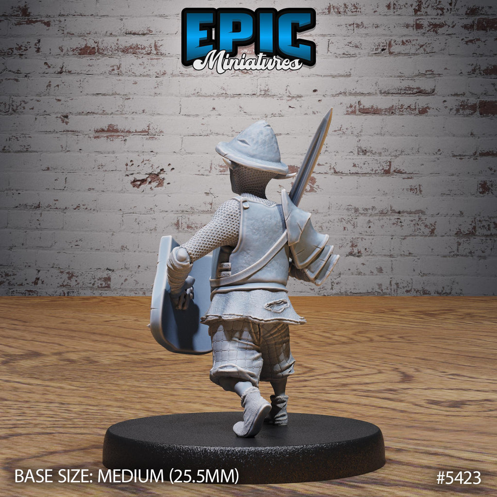 Goblin Guard Option #5423 front DND miniature Wild Bandits 16k resin