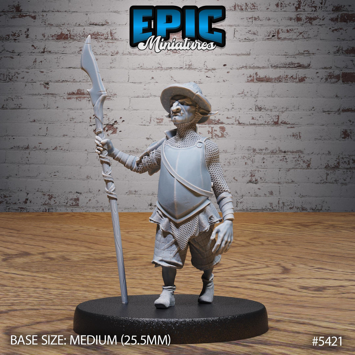 Goblin Guard Option #5423 back DND miniature Wild Bandits 16k resin