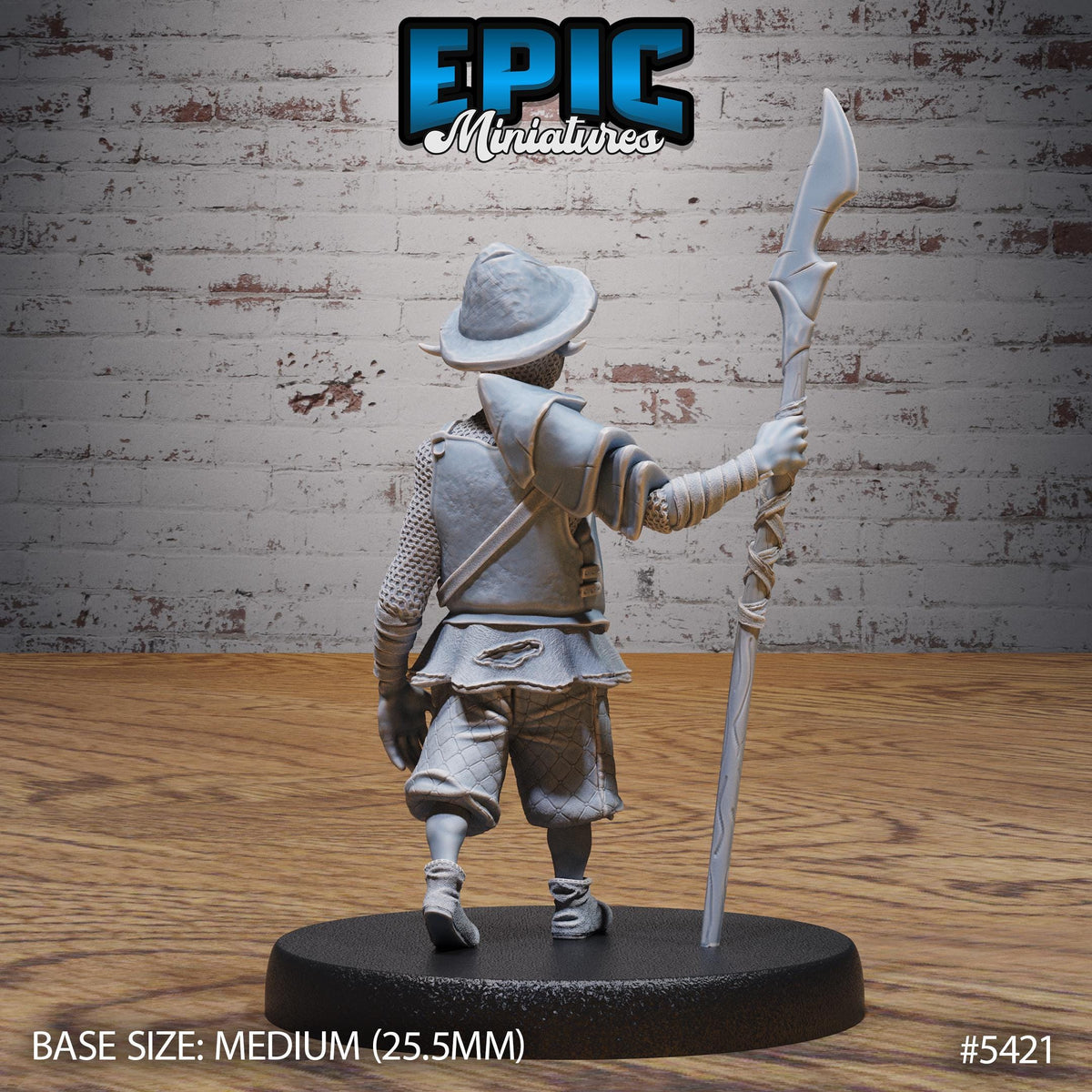 Goblin Guard Option #5421 front DND miniature Wild Bandits 16k resin