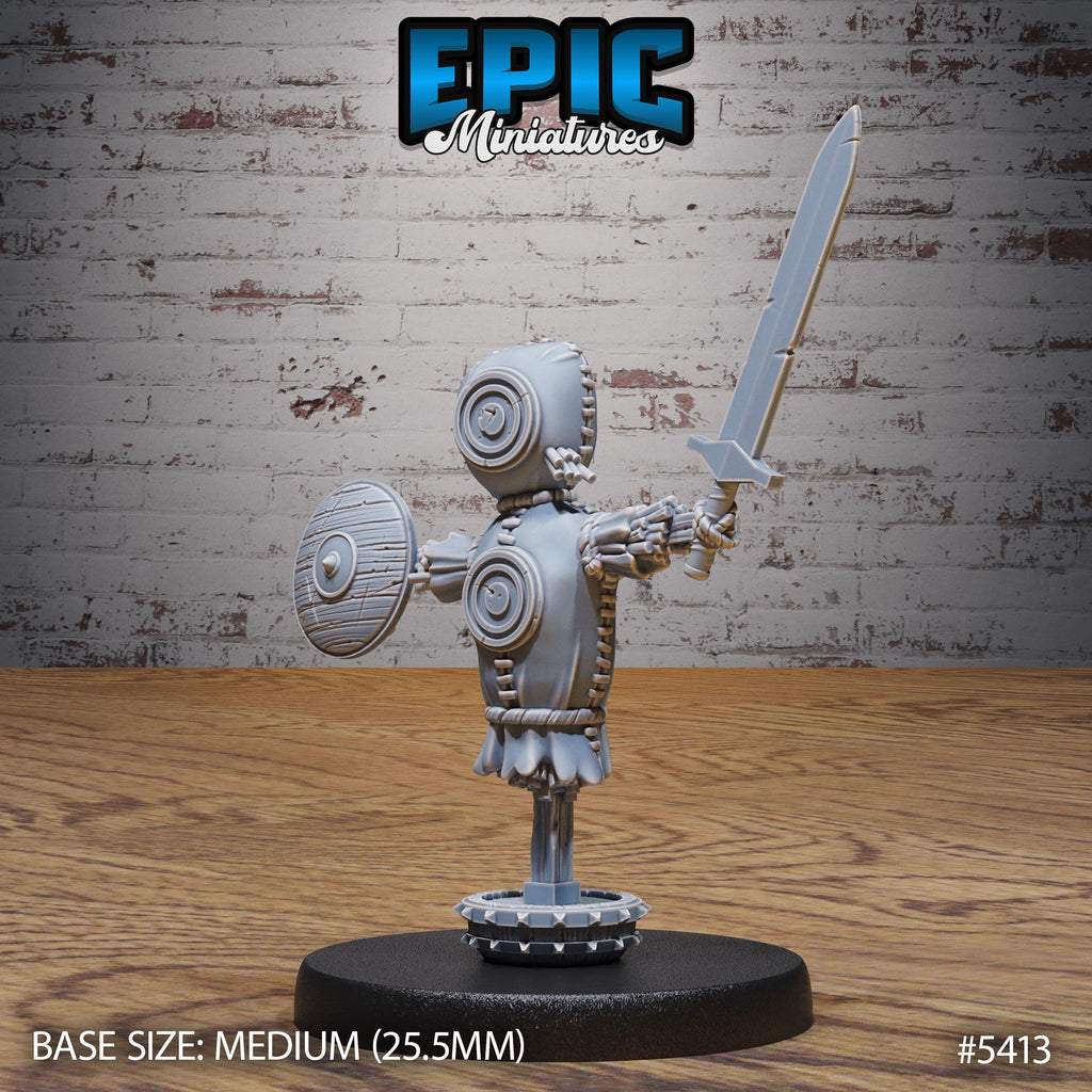 Mimic Practice Dummy Option #5413 (2) front DND miniature Wild Bandits 16k resin