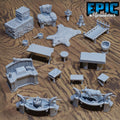 Medieval Hut Scatter Set of 8 DND miniatures group photo Wild Bandits