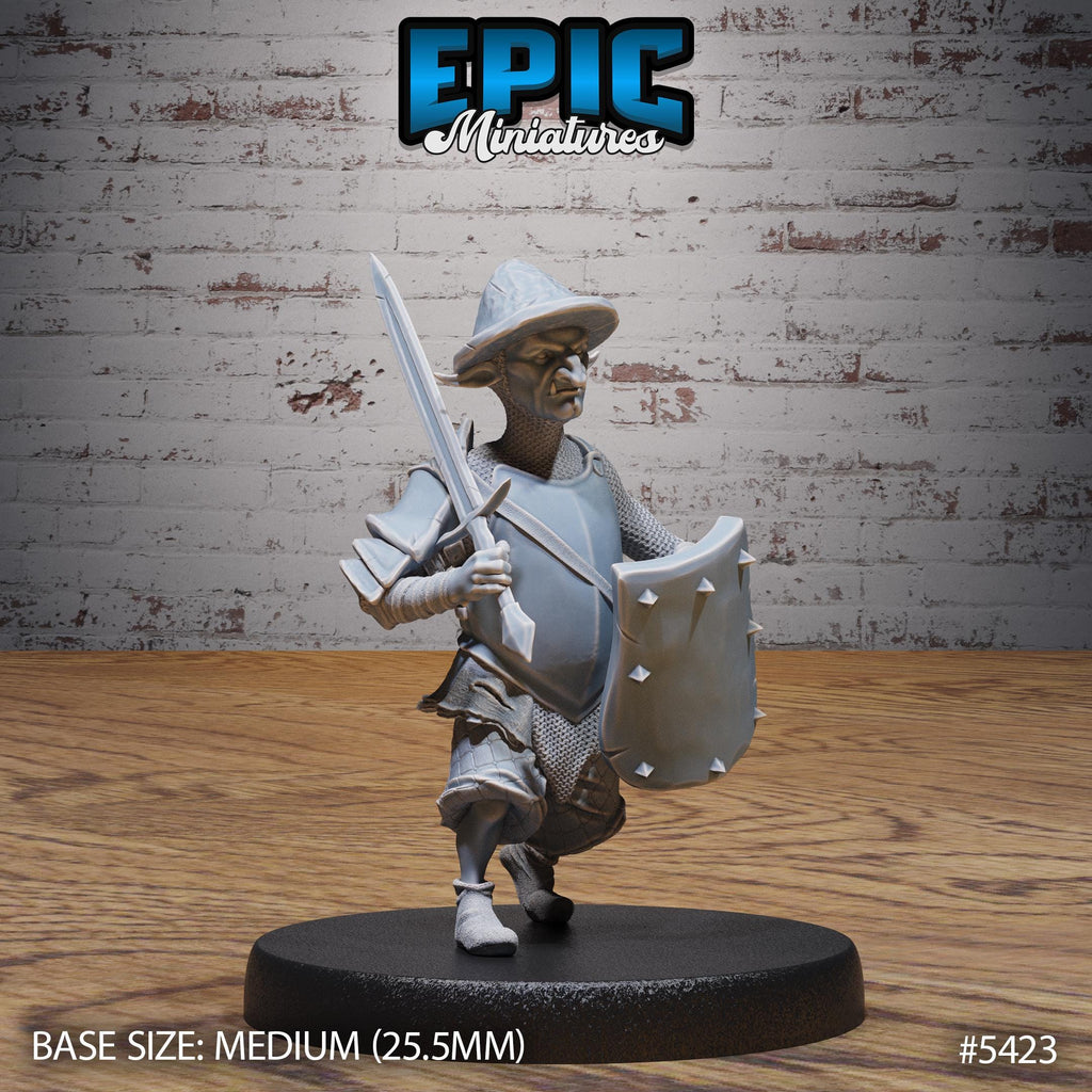 Goblin Guard Option #5422 back DND miniature Wild Bandits 16k resin