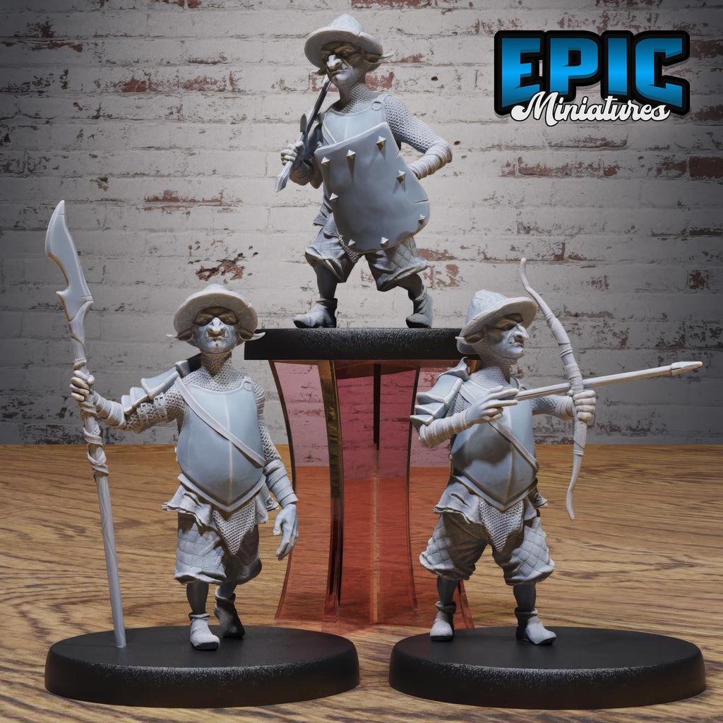 Goblin Guard Set of 3 DND miniatures group photo Wild Bandits