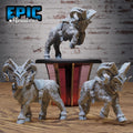 Goat Mount Set of 3 DND miniatures group photo Wild Bandits