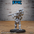 Dwarf Female Bandit Option #5414 front DND miniature Wild Bandits 16k resin