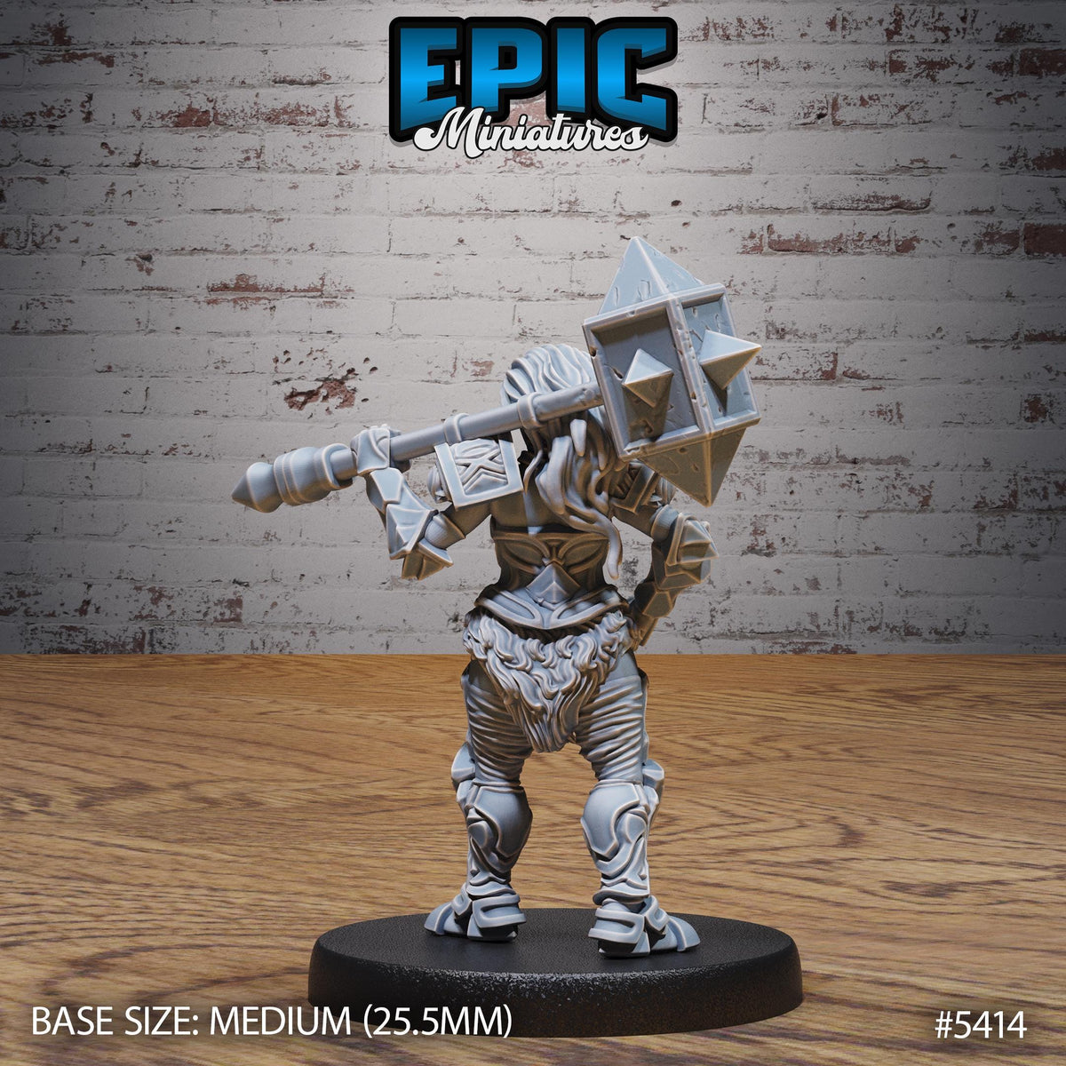 Dwarf Female Bandit Option #5414 front DND miniature Wild Bandits 16k resin