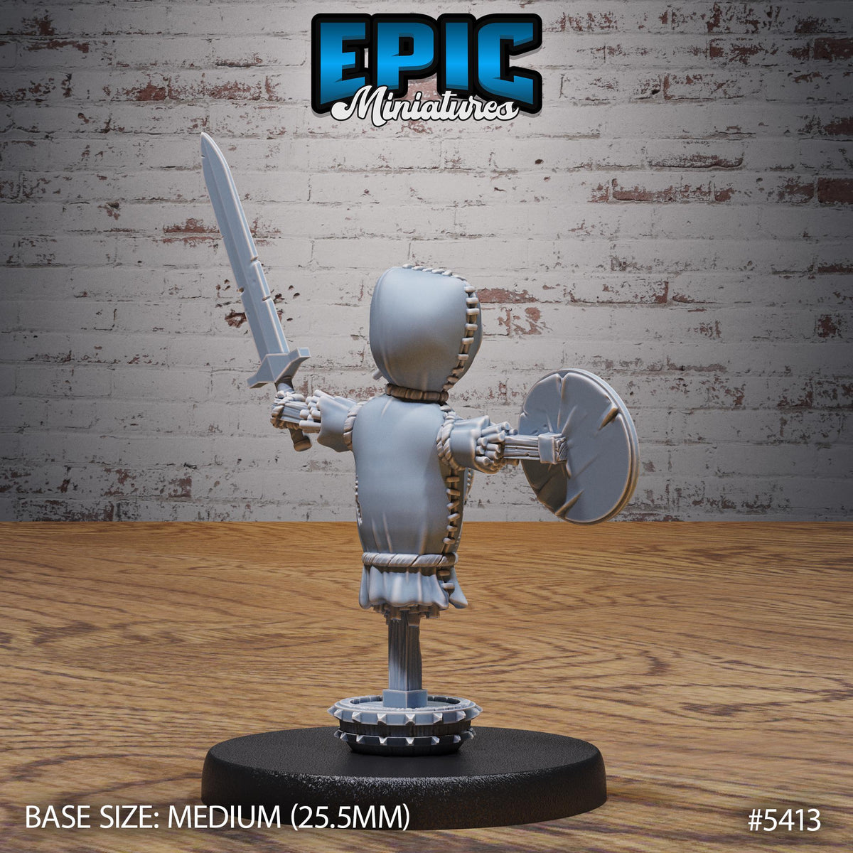 Mimic Practice Dummy Option #5413 (2) back DND miniature Wild Bandits 16k resin