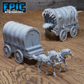 Mimic Horse Wagon Set of 5 DND miniatures group photo Wild Bandits