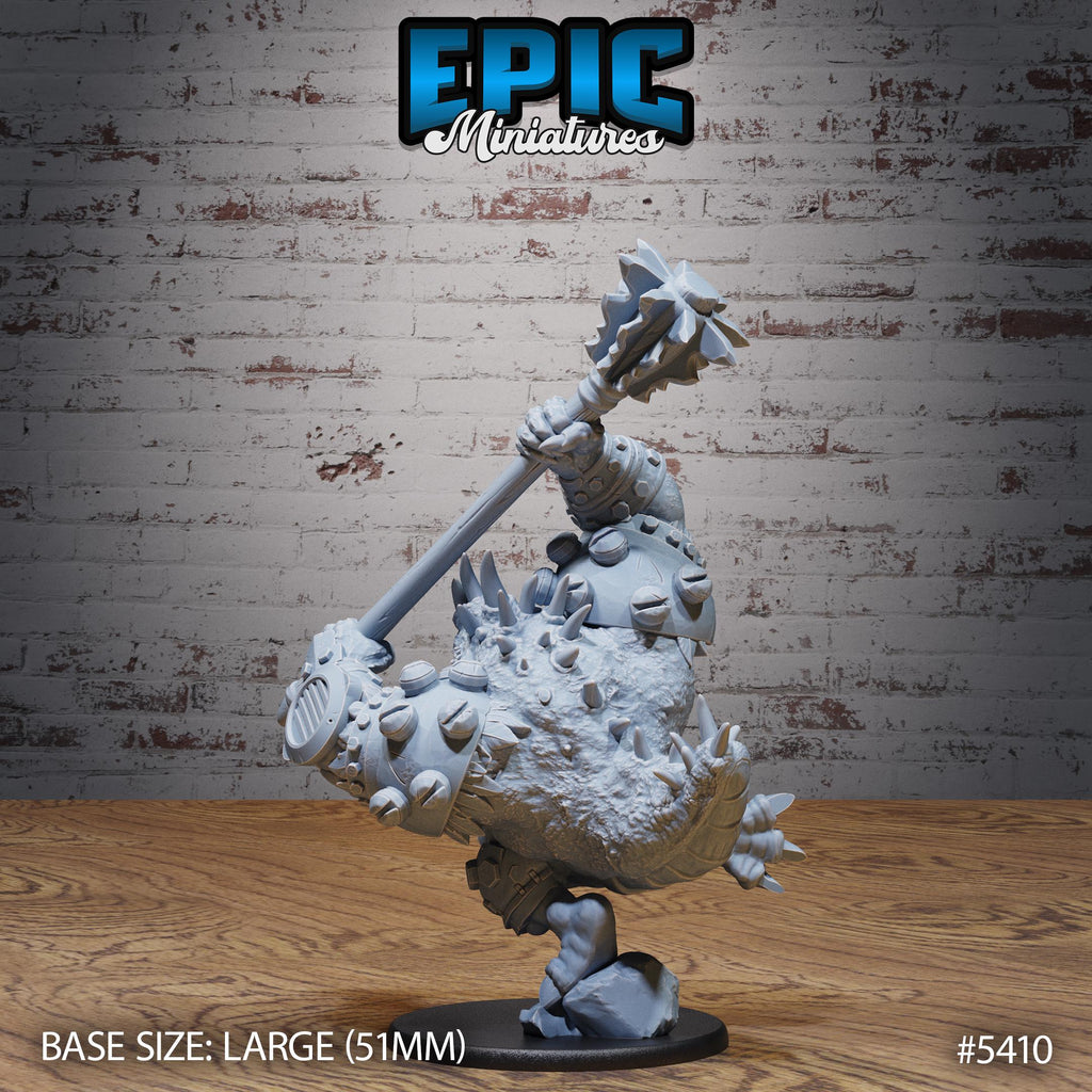 Bulky Lizard Bandit Option #5410 back DND miniature Wild Bandits 16k resin