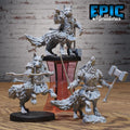 Shepherd Dog Centaur Set of 3 DND miniatures group photo Wild Bandits