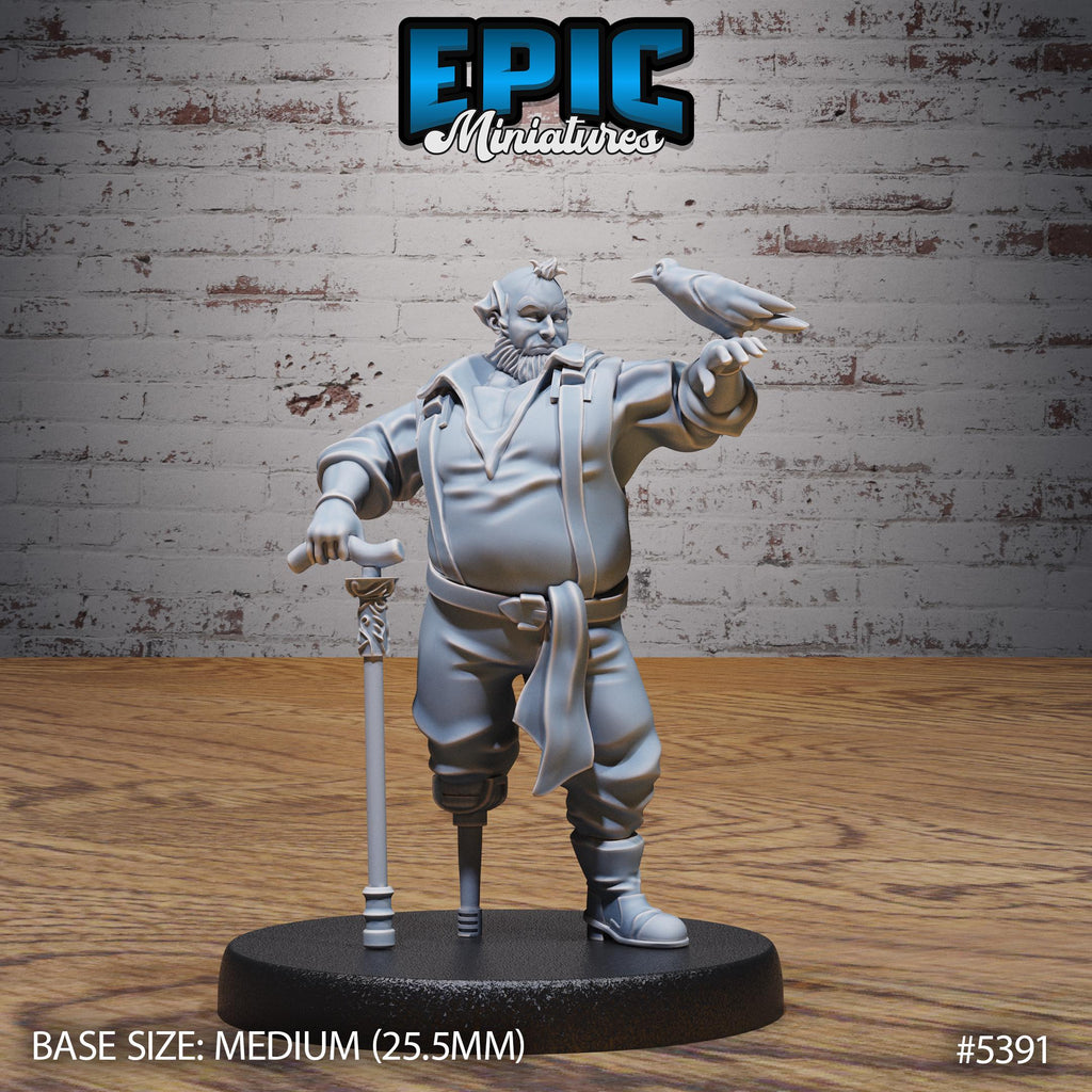 Hut Owner Option #5390 back DND miniature Wild Bandits 16k resin