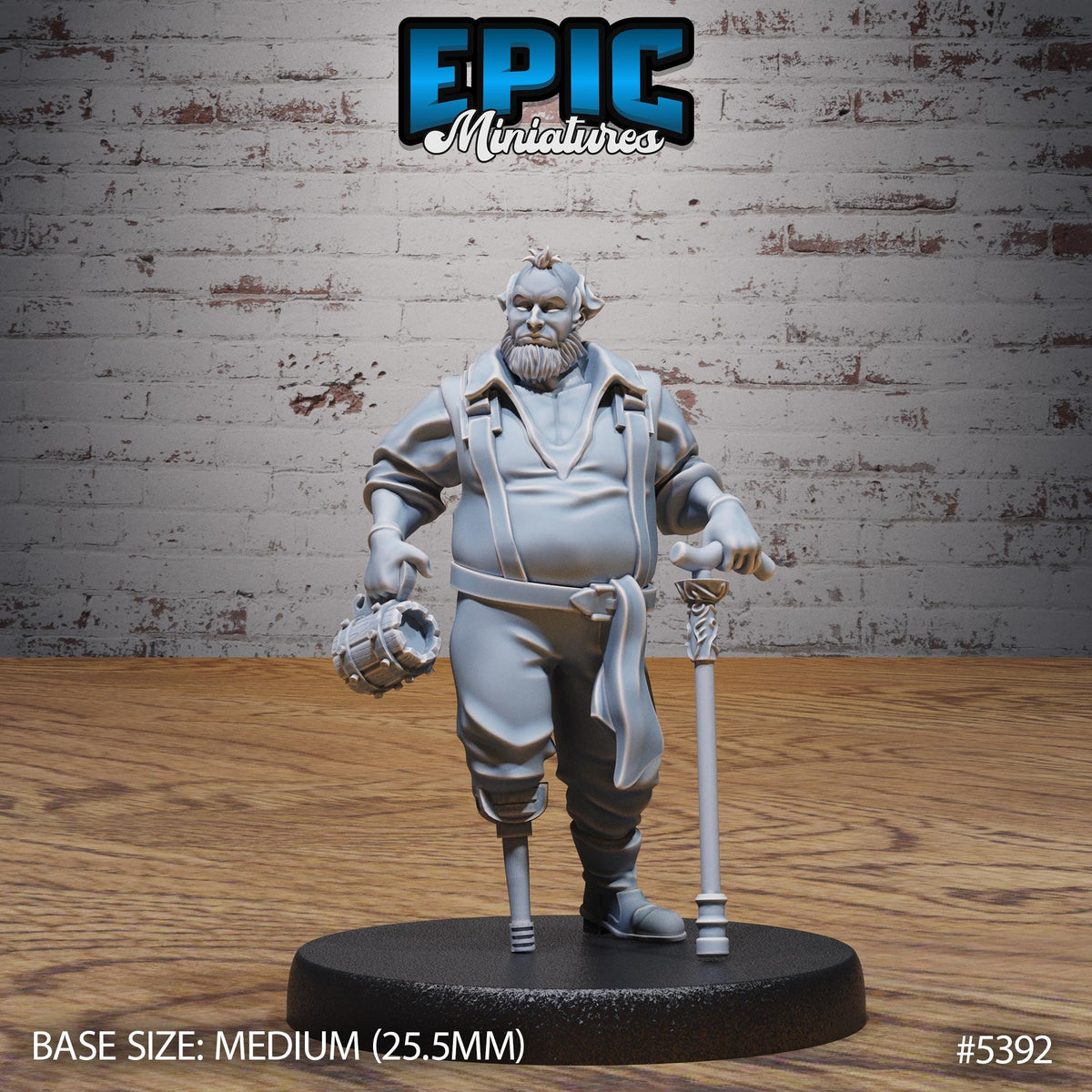 Hut Owner Option #5391 back DND miniature Wild Bandits 16k resin