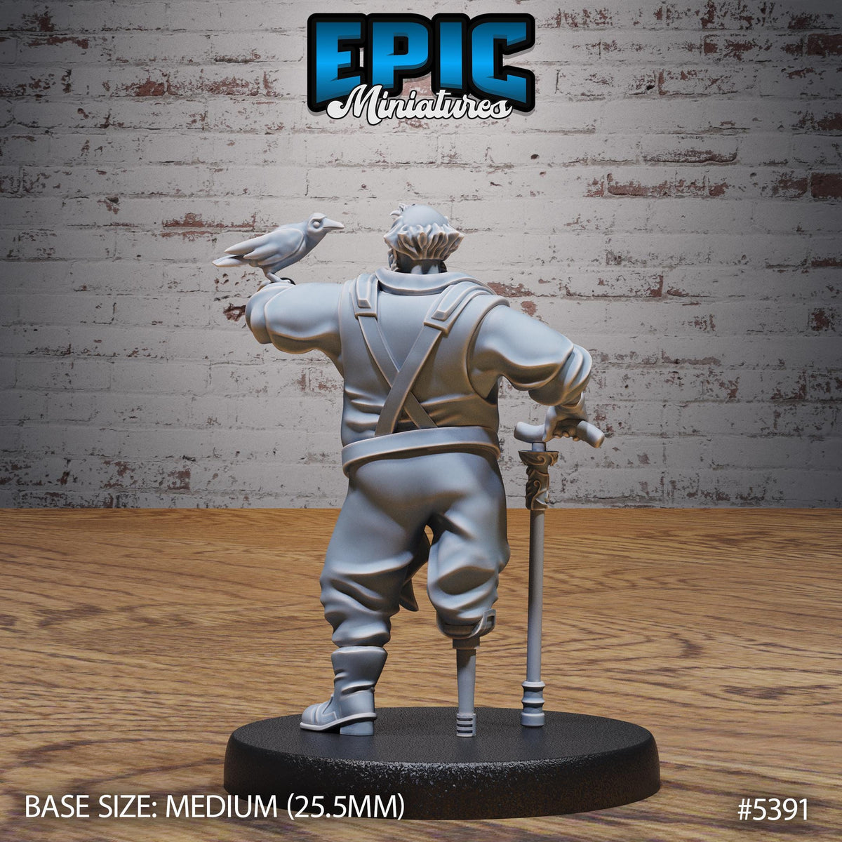 Hut Owner Option #5391 front DND miniature Wild Bandits 16k resin