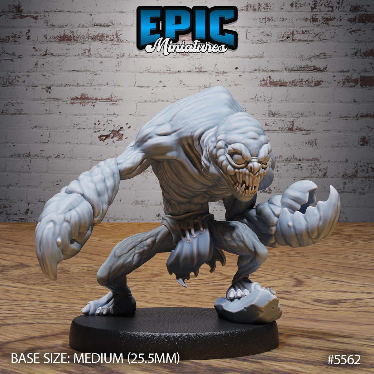 Meenlock Option #5562 front DND miniature Monster Frenzy 16k resin