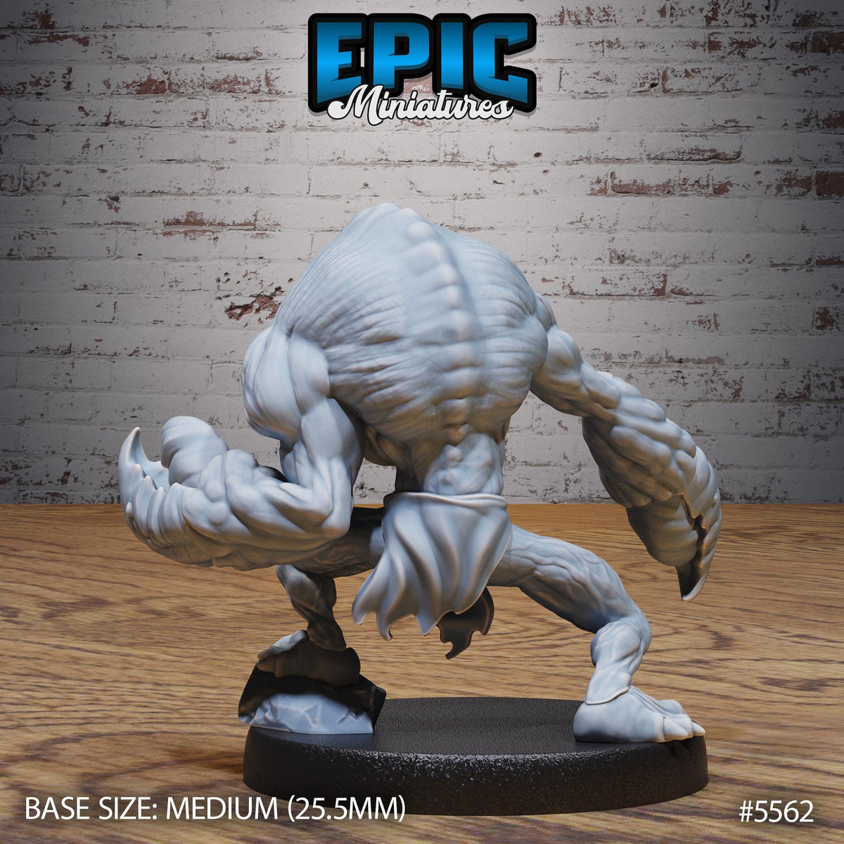 Meenlock Option #5562 back DND miniature Monster Frenzy 16k resin