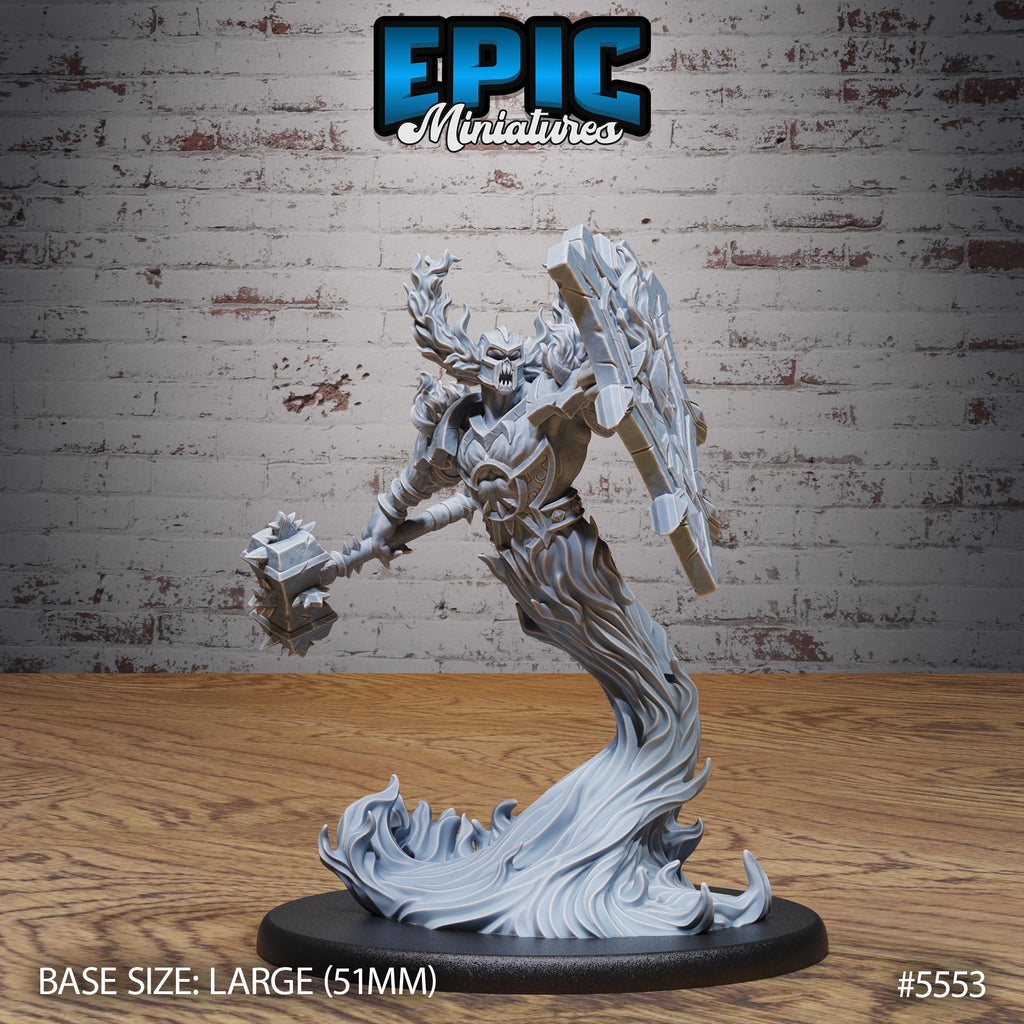 Hellfire Elemental Option #5553 front DND miniature Monster Frenzy 16k resin