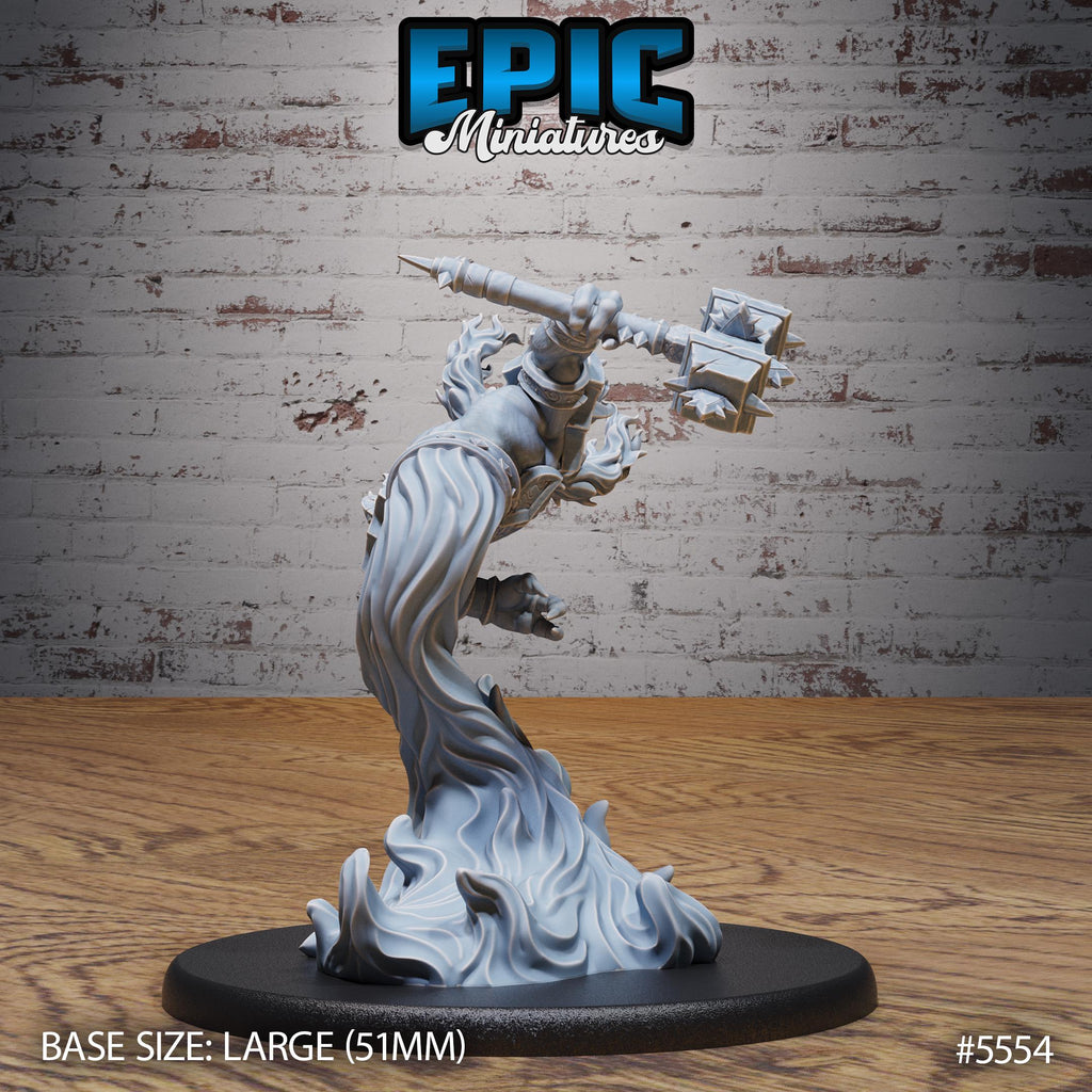 Hellfire Elemental Option #5554 back DND miniature Monster Frenzy 16k resin