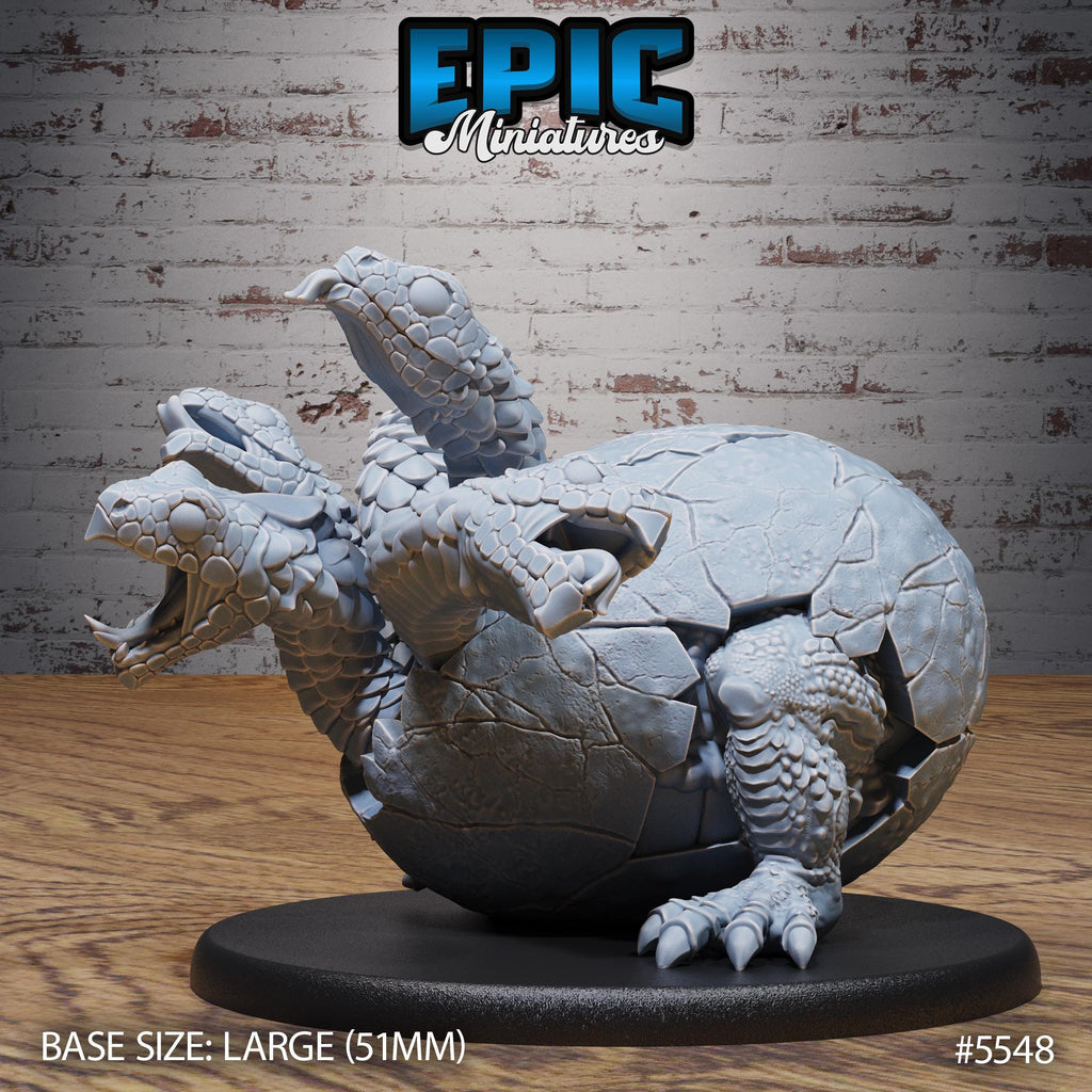 Baby Hydra Option #5548 front DND miniature Monster Frenzy 16k resin