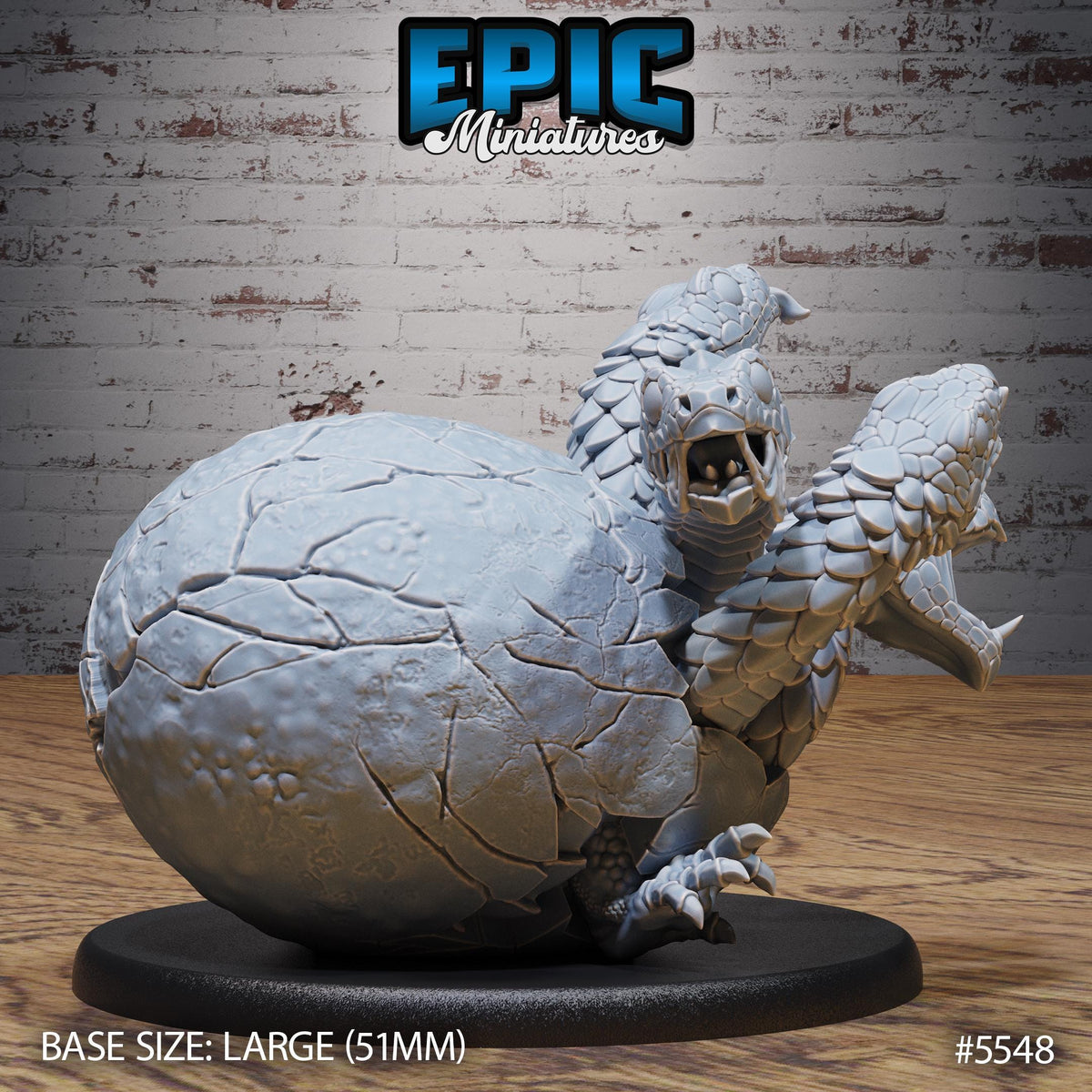 Baby Hydra Option #5548 back DND miniature Monster Frenzy 16k resin
