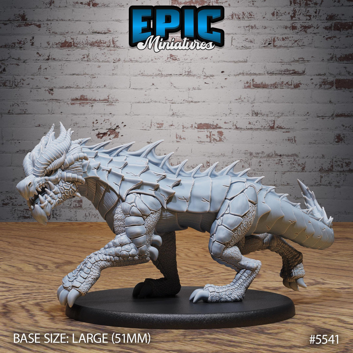 Ambush Drake Option #5541 front DND miniature Monster Frenzy 16k resin
