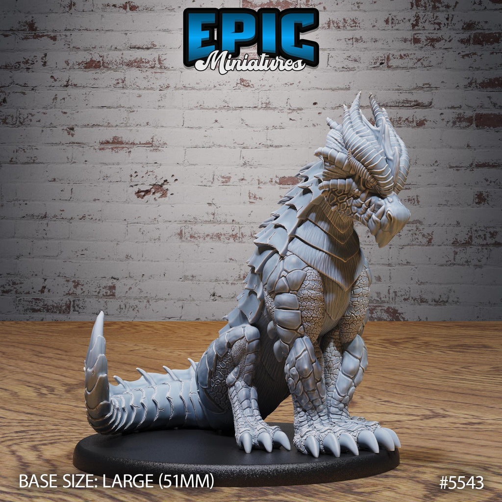 Ambush Drake Option #5543 front DND miniature Monster Frenzy 16k resin
